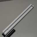 AceMining Sliding Door Security Bar,Heavy Duty Sliding Patio Door Lock Bar, 20-50inch Adjustable Multi-use Window Security Bars, Sliding Door Stopper, White, 1Pack