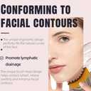1/2 PCS Lymphatic Contour Face Brush for Sculpting Anti-Puffiness, Detox & Lift, Improves Skin Glow & Absorption (2 Pcs Contour Face Brush)