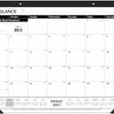 AT-A-GLANCE 2027 Desk Pad Calendar, Monthly Desk Wall Planner, 21.75" x 17", Ruled Blocks (SK240027), White, Pack of 1
