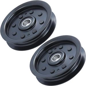 GELASKA 2 Pack 132-4718 Pulley Replaces eXmark 1-603843 Flat Idler Pulley, Toro 116-3626, 132-7543, E603843 for Toro Z147, Z153, Z149 Z150 X4850 X5450 Xs5450 Xs4850 Zx5400 Zx4800 Zx4820 Zx5420 Mowers