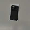 SSLOTSCASE for iPhone 17 Pro Case with Card Holder & Kickstand & Slide Camera Lens Cover & Camera Stand & Wallet, Military-Grade Heavy Duty Rugged Phone Case Cover for iPhone 17 Pro 6.3'' 2025, Black