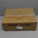 Stemless Wine Glasses Set of 12, 15 Ounce Smooth Rim Standard Wine Glass Tumbler for Red, White Wine, Dishwasher Safe