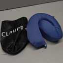 CLRUPR Neck Pillow,100% Pure Memory Foam U Shaped Neck Pillow, Memory Foam Travel Pillow for Sleeping Traveling, Car, Home, Office, Airplane, Detachable and Washable Cover