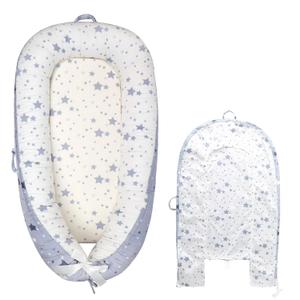 Infant Baby Lounger Replaceable Cover co-Sleeping Newborn Baby Nest Backup Cover Breathable Machine Washable (Blue Star)