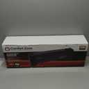 Comfort Zone 1500W Convection Baseboard Heater with Built-In Thermostat, Overheat & Tip-Over Protection, Dent-Proof Ends, Plug-In Portable, Ideal for Home, Bedroom & Office, Black