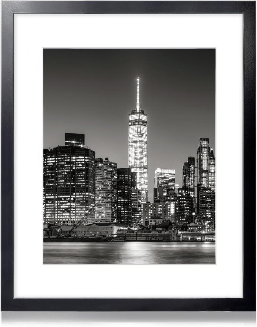 Annecy 12x20 Picture Frame Black（1 Pack）, Panoramic Picture Frame for Wall Decoration, Classic Black Minimalist Style Suitable for Decorating Houses, Offices, Hotels