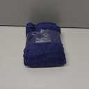 JININQ 2 Piece 100% Cotton Soft Hand Towels 13.4" x 29.5",Premium Face Towels Set for Bathroom,Gym,Home (Blue)