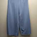 Women's Wide Leg Sweatpants High Elastic Waist Flowy Palazzo Pants Loose Baggy Pants Bottoms (Deep Blue) XS