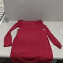 REORIA Women's Spring Mesh Sheer Long Sleeve Wedding Guest Dress Sexy Floral Bodycon Maxi Long Dresses (Medium, Cordovan)