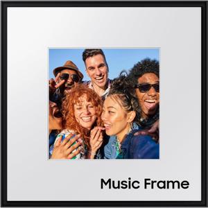 Samsung LS60D Music Frame Smart Speaker with Dolby Atmos Audio, Q-Symphony, Customizable Design, Wide Range Sound, Wireless Wi-Fi and Bluetooth Music Streaming, HW-LS60D/ZA