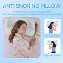 ROYALAY Ergonomic Memory Foam Pillow for Side Sleepers, Contoured Support Pillow for Comfortable Sleeping with Detachable Washable Cover