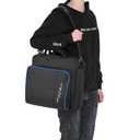 Zerone Portable Carrying Bag Travel Shoulder Bag Storage Case for PS4 Pro Black