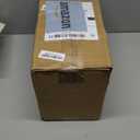 Small Clear Glass Bottles with Lids, 4 oz Glass Containers with Labels, Funnels and Brushes, Round Sample Bottles for Juice, Oils, Ginger Shots, Whiskey, Liquids, 50 Pack