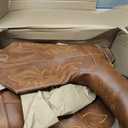 IUV Cowboy Boots For Women Western Boots Cowgirl Boots Pull On Pointy Toe Mid Calf Boots Size 8 (Brown)