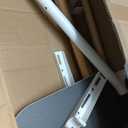 Tripod Easel TV Stand for 43-65" TVs, Height-Adjustable Swivel Corner Floor TV Stand with Wooden Tray, VESA 400x400 LCD/LED/OLED Compatible, Minimalist White