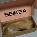 SEIKEA Cheer Ponytail Hair Piece, 100% Super Protein Fiber Straight Cheerleader Hairpiece Lightweight Silky Smooth Fluffy 18" Ponytail Extension for Cheerleader Competition, Dance Blonde