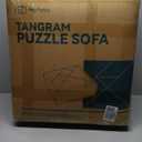 Kids Play Sofa, Nugget Couch Tangram Puzzles Sofa Furniture, Modular Kids Play Couch Furniture, Children's Sofas Building Fort for Playroom Bedroom Boys Girls Teens, Glow