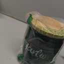 HAOTOP Ceramic Garlic Keeper for Counter, Garlic Saver Container with Wood Lid, Garlic Keeper for Kitchen, Garlic Holder to Keep Your Garlic Cloves Fresh Longer (Black)