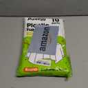 Pureegg Plastic Table Cloth Disposable 10 Pack, 84'' Round Table Cloths, Party, Picnic, Wedding, Decorative Tablecloths, Round, White Plastic Cover, Leakproof & Sturdy, White