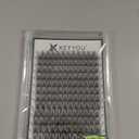 KEYYOU Lash Clusters 144pcs Individual D Curl 14mm Air Touch Cluster Lashes Super Lightweight Soft Wispy Comfortable Easy DIY at Home