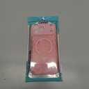 XIZYO Magnetic Case for iPhone 17 Pro Max Floral Rose Cute Phone Case [Compatible with Magsafe] for Women Girls Aesthetic Pattern Slim TPU Shockproof Bumper Cover, Pink