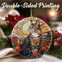 Black Cat Ornaments, Christmas Ornaments: Christmas Tree Decorations, Holiday Decor, Stocking Stuffers, Gift Ideas, Xmas Gift, Pet Lover Gifts & Cat Mom Gifts
