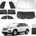Window Shades for Honda Pilot 2016-2025 EX-L Special Edition Elite Black Edition Touring Accessories Car Side Full Windows Rear Windshield Sun Shade Camping Sun UV Rays Privacy Protection 8PCS