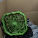 Ausic Outdoor Misting Fan for Outside, 5 Gal 12" Pro Portable Mister Fan with Water Box, 30000mAh Rechargeable Cooling Fan with Adapter, LED Light, Timer, Caster, for Patio/Sports/Camping Essentials