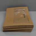 Moretoes 80pcs Brown Bakery Boxes with Window, 6x6x3 Inches Small Cookie Boxes for Treats, Pastries, Chocolate Covered Strawberries, Macarons, Cupcakes, Goodies, Donuts