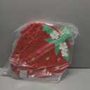 Sparkle and Bash Strawberry Pinata - 16.5 x 13 x 3 in, Pack of 1 for Fruit-Themed Party Decoration & Strawberry Decor - Easy-Fill Design & Party Toy - Floral Accents & Berry Pinata