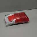 CCINEE 4pc Red Hat Dining Chair Slipcovers,Christmas Chair Back Covers Kitchen Chair Covers for Christmas Holiday Festival Decoration (60  50 cm)