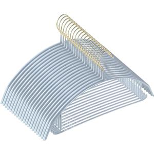 MOPALL Clothes Hangers 20 Pack, Non Slip Hangers Sweater Hanger No Shoulder Bump, 16.5 Inch Wide Durable and Strong Shirt Coat Dress Skirt Suit Hangers with Pants Bar for Laundry & Everyday Use, Gray