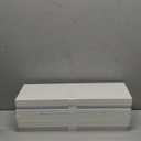 upsimples Floating Shelves for Wall, Wall Shelves for Decor Storage Set of 6, Wall Mounted Wood Shelf for Bedroom, Living Room, Bathroom, Kitchen, Picture Ledge Shelf, White (15.7in)