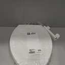 KOHLER 4636-RL-0 Cachet ReadyLatch Elongated Slow Close Toilet Seat, Soft Close Toilet Seat Quiet Lid, Contoured Grip-Tight Bumpers Installation Hardware, Apartment Essentials, White
