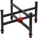 Surco Professional Carrom Board Carrom Stand Floor Stand, Black Blu