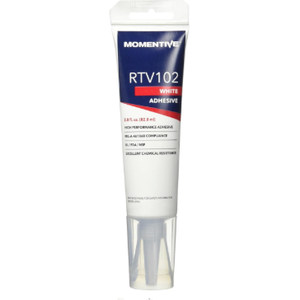 Momentive-RTV102-2.8 RTV102 One Part Silicone Sealant, 2.8 Ounce Tube, White