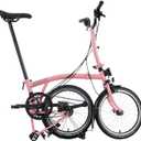 Brompton Folding Commuter Bike C Line 12-Speed | Compact, Lightweight, Urban Bike for Adults
