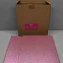 Paper Junkie 2 Pack Sparkly Pink 3 Ring Binder with 2 Inch Rings, Glitter File Folder Pockets for Office Supplies, Planner, Portfolio 350 Sheet Capacity (11 x 12 in)