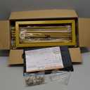 6.6FT Metal Garden Arch Trellis Arbor, Wedding Arch Stand with Steel Frame, Metal Pergola Arbor with Base, Assemble Freely 3 Sizes, for Valentines Day Garden Trellis Climbing Plant, Bridal Party (Gold)