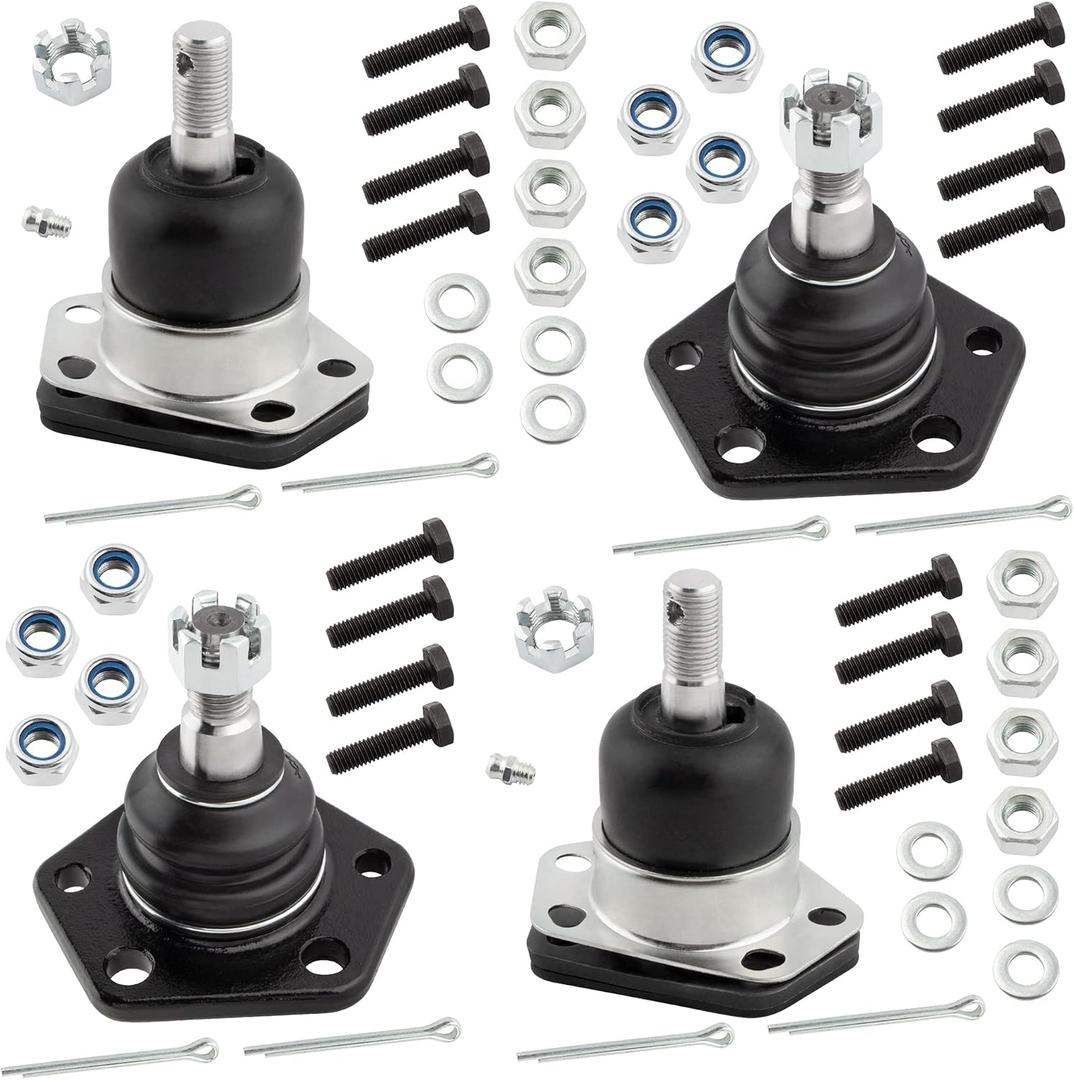 4Pcs Front Upper Lower Ball Joint Kit Fit For Chevrolet Blazer 1997-2005, S10 1997-2004, Jimmy 97-05, Sonoma 97-04, For Isuzu Hombre 98-00, For Oldsmobile Bravada 97-01 Replace# K5335 K5320