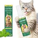 Organic Catnip & Silvervine Spray for Cats - 100% Natural Double Plant Power to Boost Play, Calm Stress & Renew Toys, Scratchers for Indoor Kittens (2 Fl Oz)