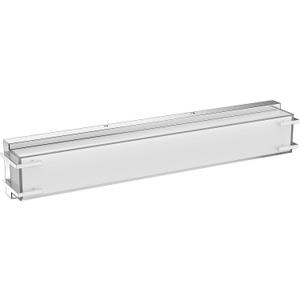 LED Bathroom Light Fixtures Over Mirror 24.4 Vanity Light with Milky White Lampshade 4000K Daylight Chrome Finishing Bath Bar (Chrome)