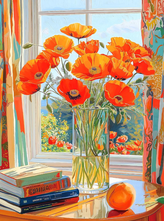 Orange Flower Jigsaw Puzzle