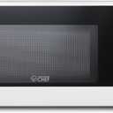 Commercial Chef 1.1 Cu. Ft. Countertop Microwave Oven, Touch Controls with Digital LED Display, 1100W Microwave, Push Button Door, 10 Power Levels, CHCM11100W, White