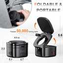 65W Charging Station for Multiple Devices, 5 in 1 Magnetic Wireless Charger Compatible with Magsafe Charger, GaN Foldable Fast Charging Stand