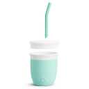 Munchkin Straw Cup with Removable Lid, for Babies and Toddlers 6 Months and Up, 4 Ounce, Silicone, Mint