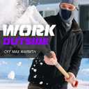 Balaclava Ski Face Mask for Men Women-Breathable Winter Cold Weather Gear Thermal Shiesty for Skiing Motorcycle Outdoor Work (Black)