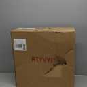 Low Profile Bladeless Ceiling Fan with Light and Remote, Flush Mount Dimmable LED Fandelier, Quiet 6-Speed Reversible Motor for Bedroom, Living Room, Modern Black