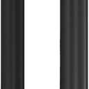 CKB 8" Shower Door Handle, Stainless Steel Shower Door Pull Compatible with 1/3" to 1/2" Glass Thickness, Back to Back Glass Door Handle with Matte Black