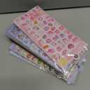 3D Cute Stickers 10 Sheets | 450+ Bulk Pack, Japanese Kawaii Puffy Sticker for Water Bottles Phone Cases Laptop, Bullet Journal, Gifts Prizes